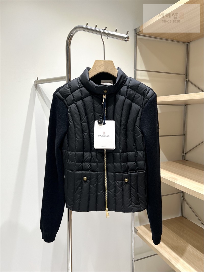 Moncler 몽클레어 패딩 집업 가디건 블랙 의류 26번 이미지