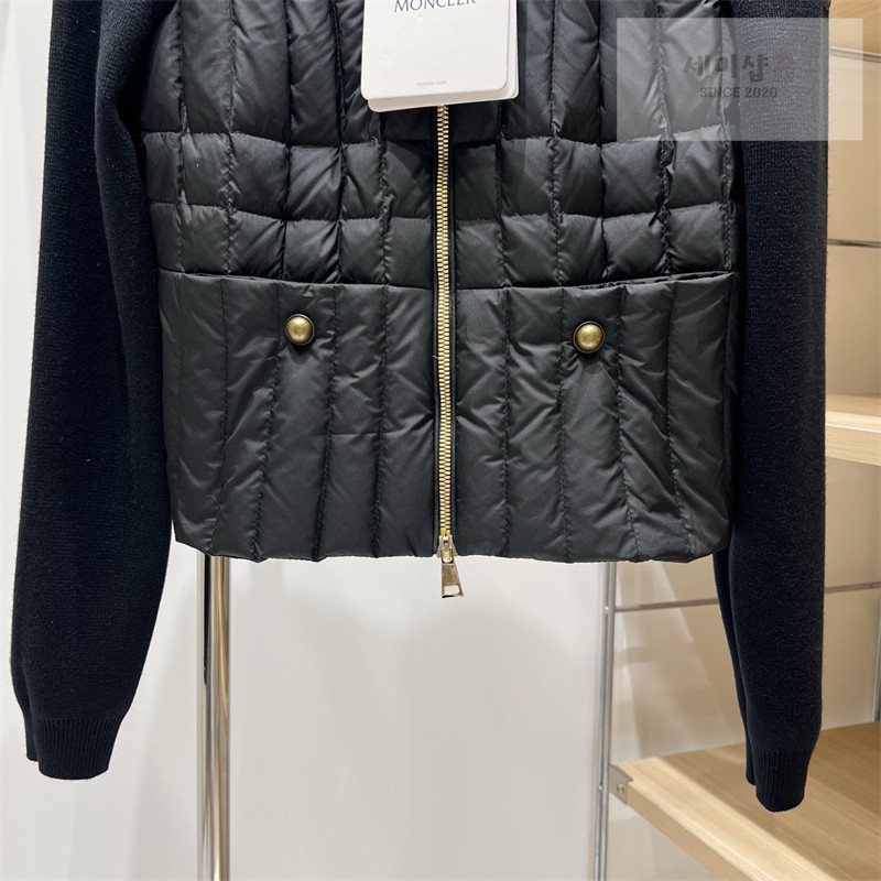 Moncler 몽클레어 패딩 집업 가디건 블랙 의류 27번 이미지
