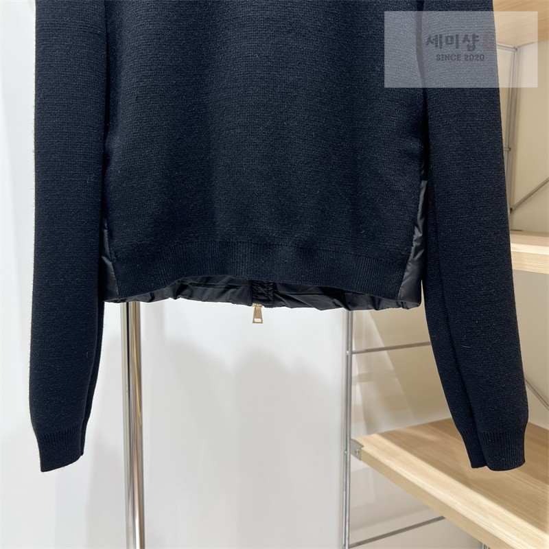Moncler 몽클레어 패딩 집업 가디건 블랙 의류 35번 이미지