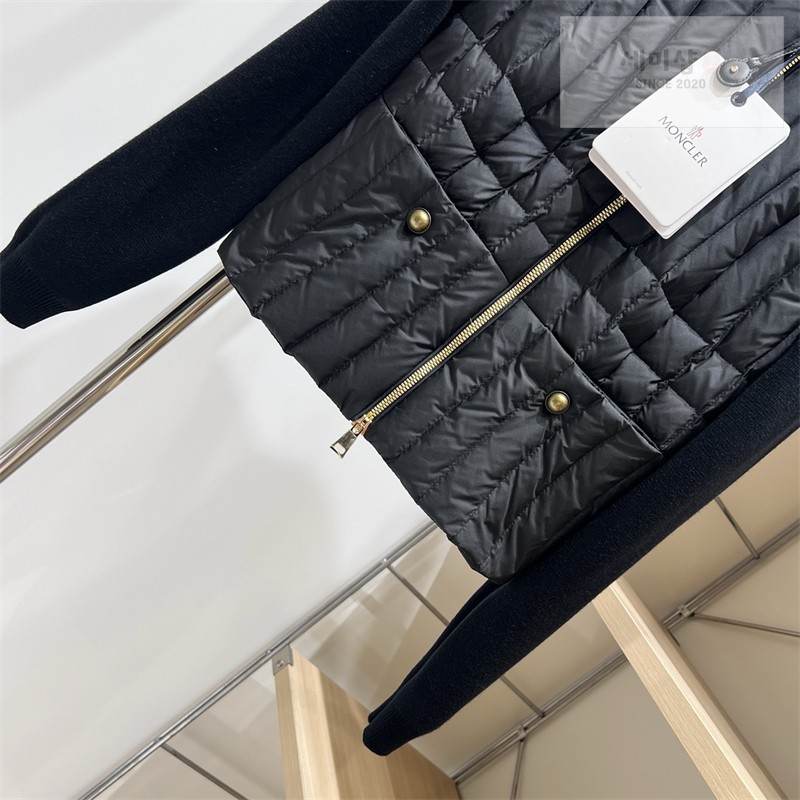 Moncler 몽클레어 패딩 집업 가디건 블랙 의류 44번 이미지