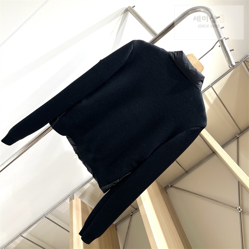Moncler 몽클레어 패딩 집업 가디건 블랙 의류 45번 이미지