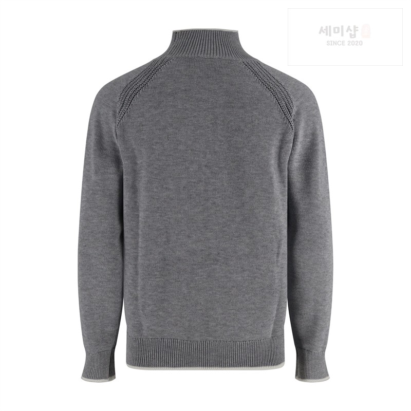 Moncler 몽클레어 패치로고 골지 터틀넥 니트 스웨터 블랙 의류 5번 이미지