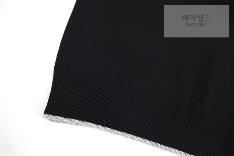 Moncler 몽클레어 패치로고 골지 터틀넥 니트 스웨터 블랙 의류 19번 이미지