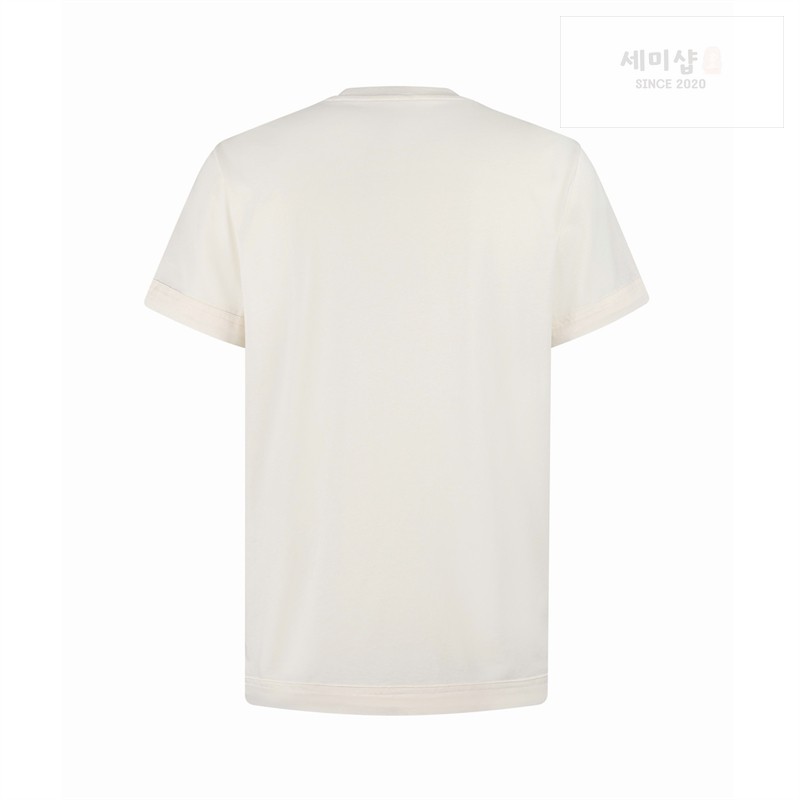 Moncler 몽클레어 페이즐리 프린트 포켓 코튼 티셔츠 블랙 의류 6번 이미지