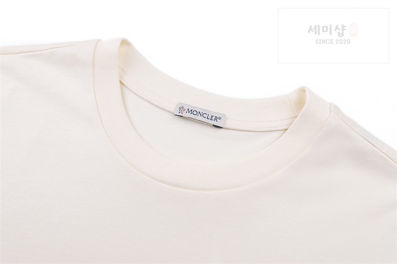 Moncler 몽클레어 페이즐리 프린트 포켓 코튼 티셔츠 블랙 의류 7번 이미지