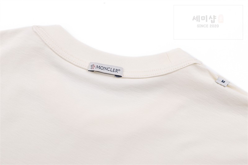 Moncler 몽클레어 페이즐리 프린트 포켓 코튼 티셔츠 블랙 의류 12번 이미지