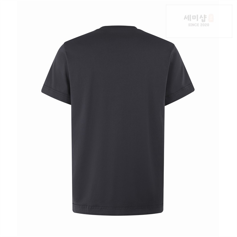 Moncler 몽클레어 페이즐리 프린트 포켓 코튼 티셔츠 블랙 의류 15번 이미지