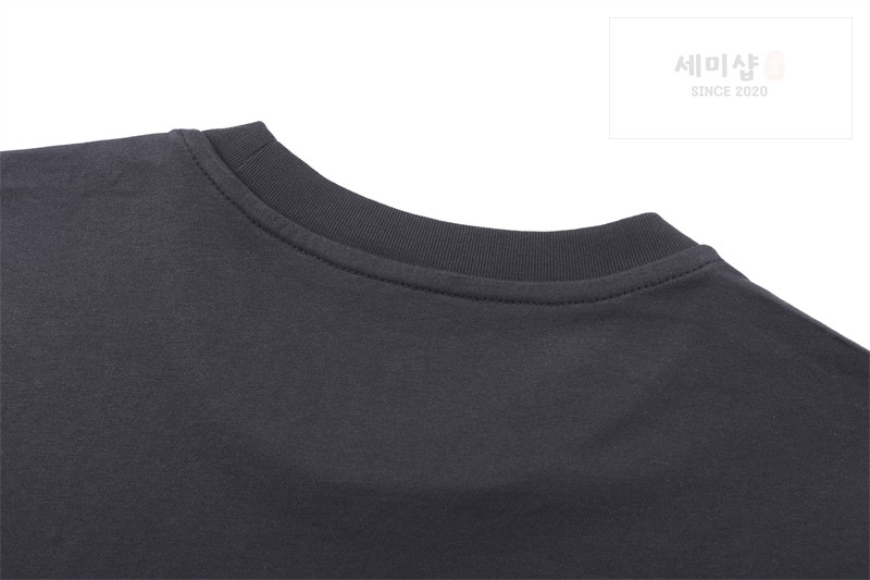 Moncler 몽클레어 페이즐리 프린트 포켓 코튼 티셔츠 블랙 의류 17번 이미지