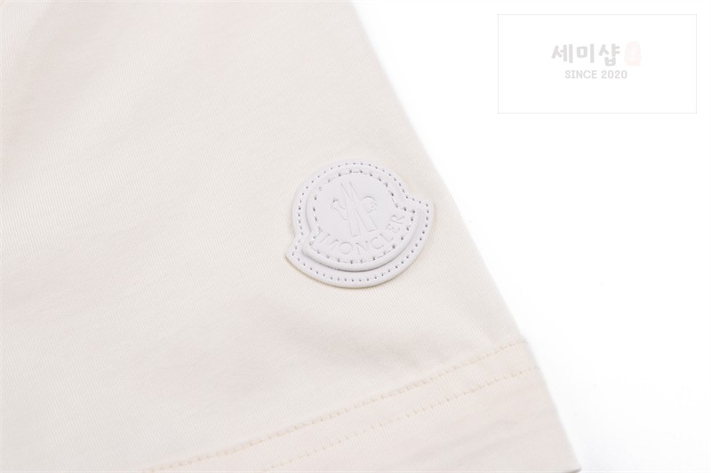 Moncler 몽클레어 페이즐리 프린트 포켓 코튼 티셔츠 블랙 의류 32번 이미지
