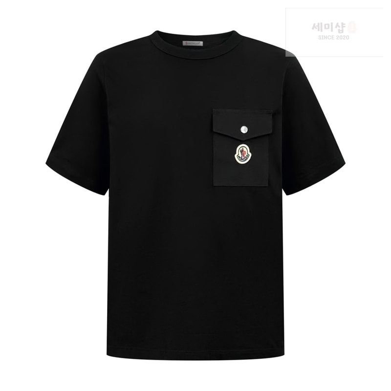 Moncler 몽클레어 포켓 패치 로고 반팔 티셔츠 의류 1번 이미지