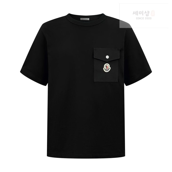 Moncler 몽클레어 포켓 패치 로고 반팔 티셔츠 의류 4번 이미지