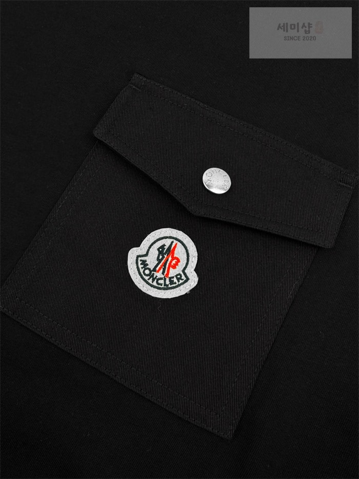 Moncler 몽클레어 포켓 패치 로고 반팔 티셔츠 의류 7번 이미지