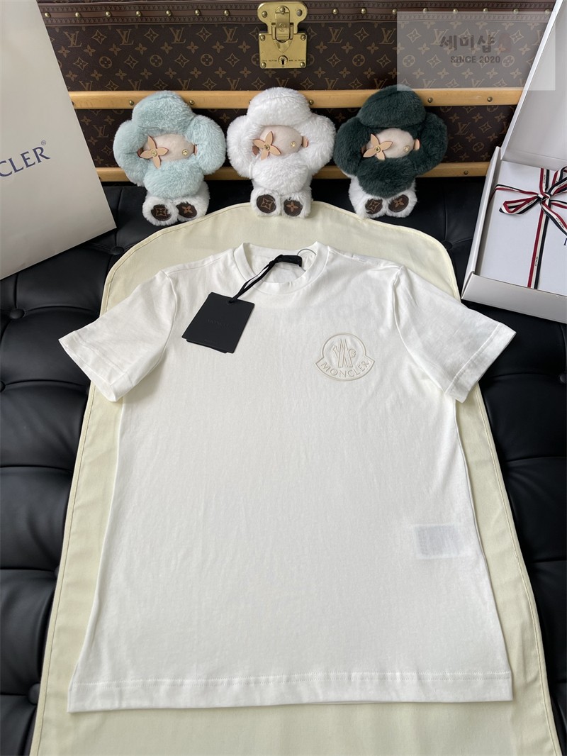 Moncler 몽클레어 3D 로고 코튼 티셔츠 블랙 의류 23번 이미지