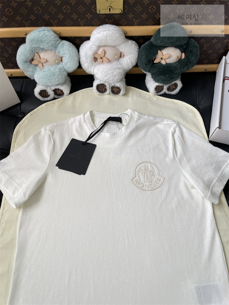 Moncler 몽클레어 3D 로고 코튼 티셔츠 블랙 의류 24번 이미지