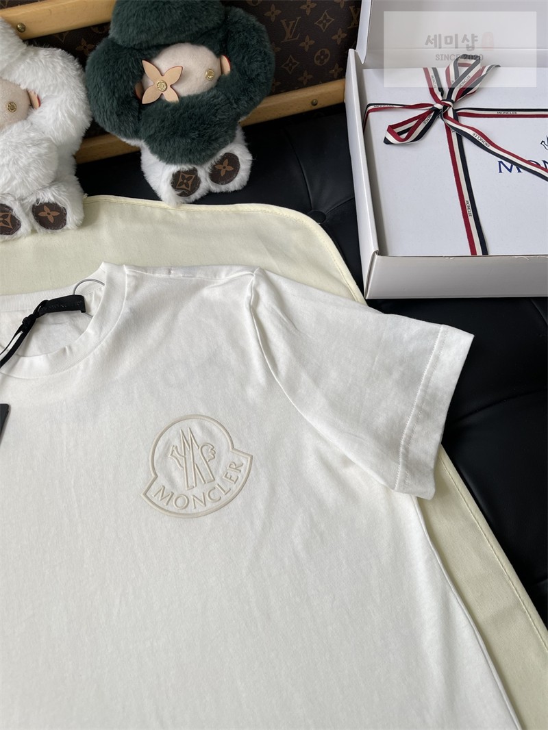 Moncler 몽클레어 3D 로고 코튼 티셔츠 블랙 의류 25번 이미지