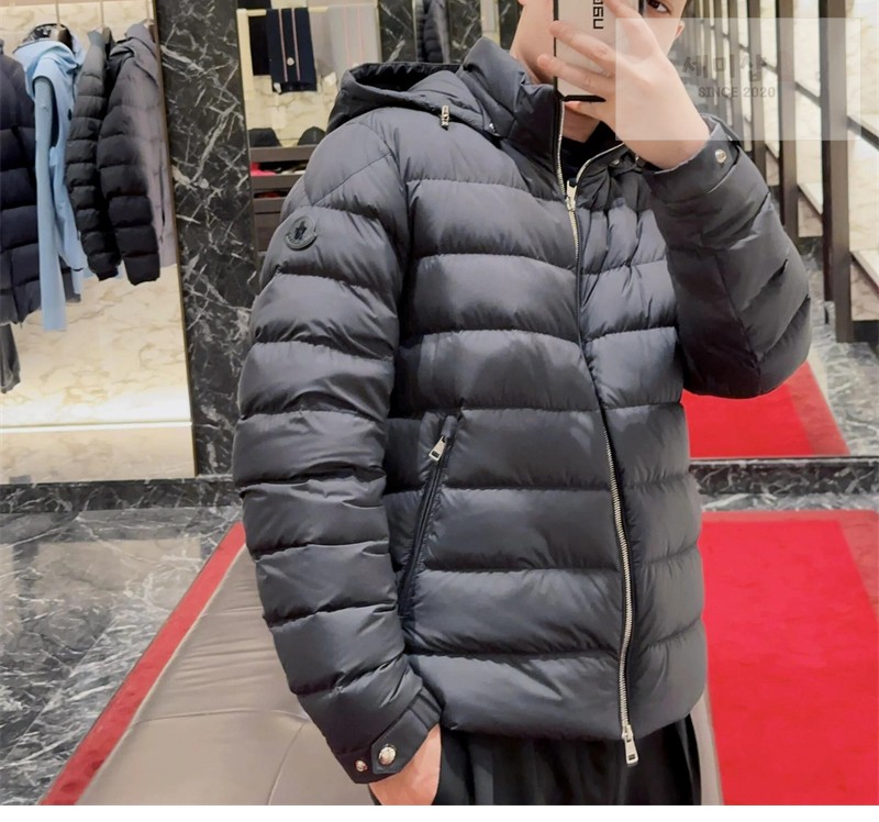 Moncler 몽클레어 Arneb 아르네브 후드 숏 다운 자켓 블랙 의류 8번 이미지