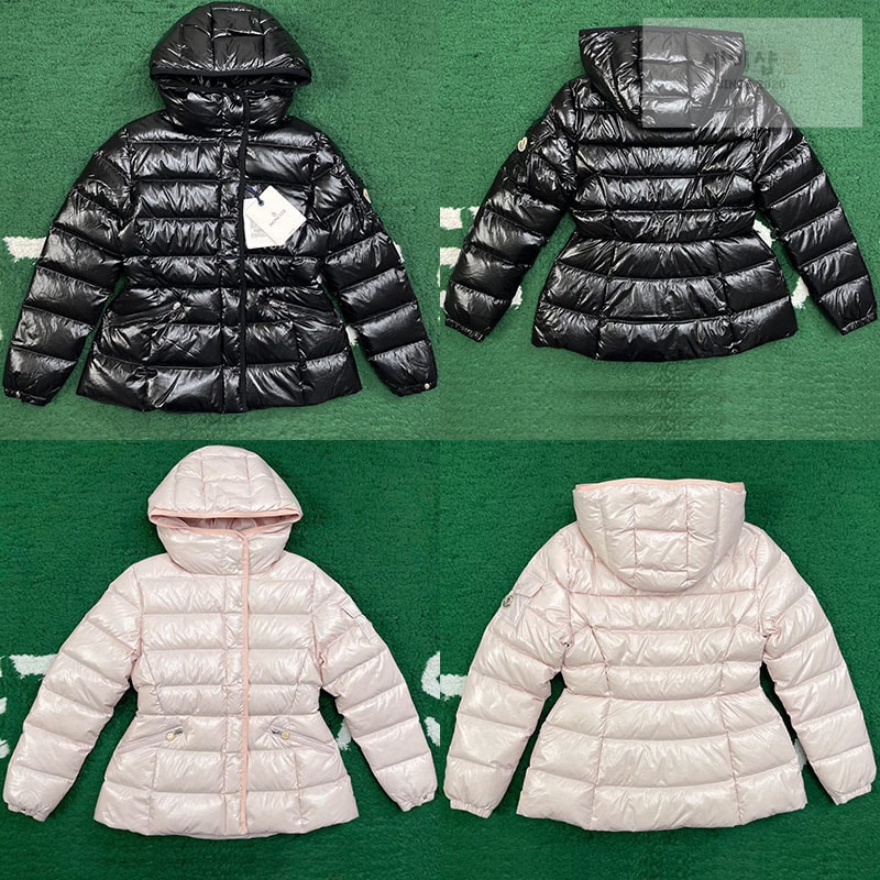 Moncler 몽클레어 Barante 바란테 후드 숏 다운 패딩 자켓 핑크 의류 1번 이미지