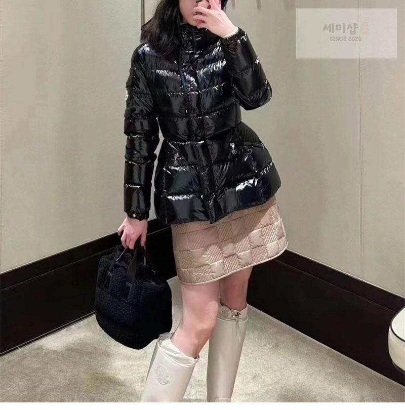 Moncler 몽클레어 Barante 바란테 후드 숏 다운 패딩 자켓 핑크 의류 27번 이미지