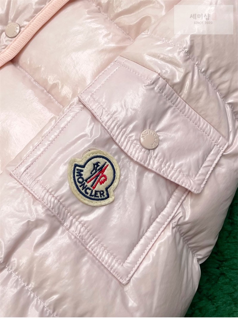 Moncler 몽클레어 Barante 바란테 후드 숏 다운 패딩 자켓 핑크 의류 20번 이미지