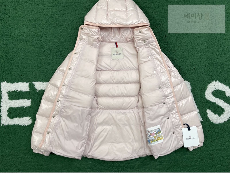 Moncler 몽클레어 Barante 바란테 후드 숏 다운 패딩 자켓 핑크 의류 21번 이미지