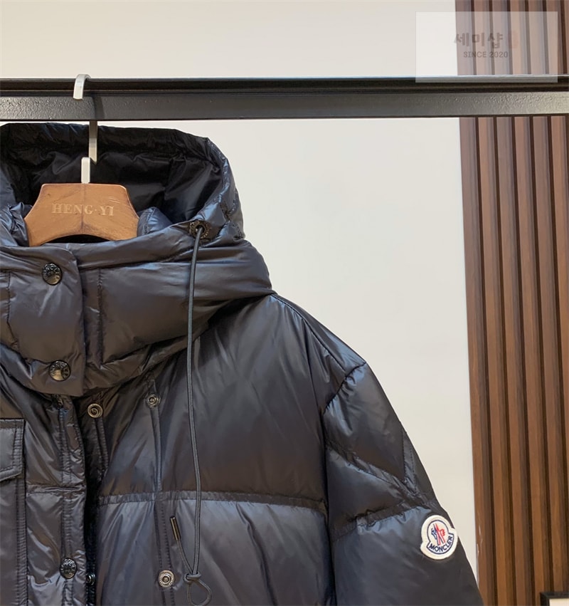 Moncler 몽클레어 Erea 에레아 퀼팅 숏 다운 패딩 자켓 블랙 의류 6번 이미지