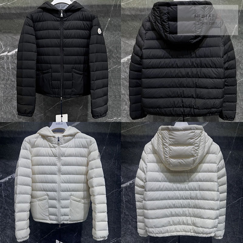 Moncler 몽클레어 Hade 히데 후드 숏 다운 패딩 블랙 의류 1번 이미지