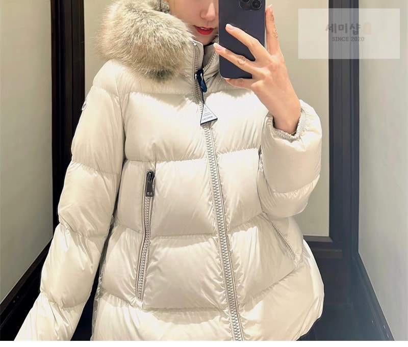 몽클레어 몽클레어 Laichefur 라이체퍼 다운 패딩 자켓 블랙 의류 3번 이미지