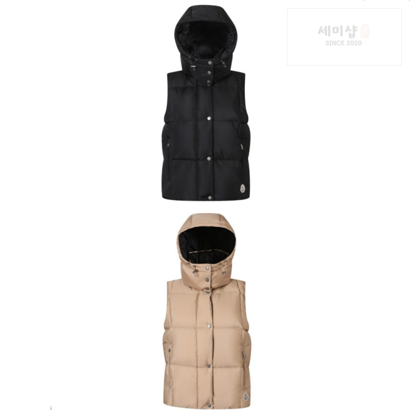Moncler 몽클레어 Macareux 마카레우 다운 후드 베스트 의류 2번 이미지