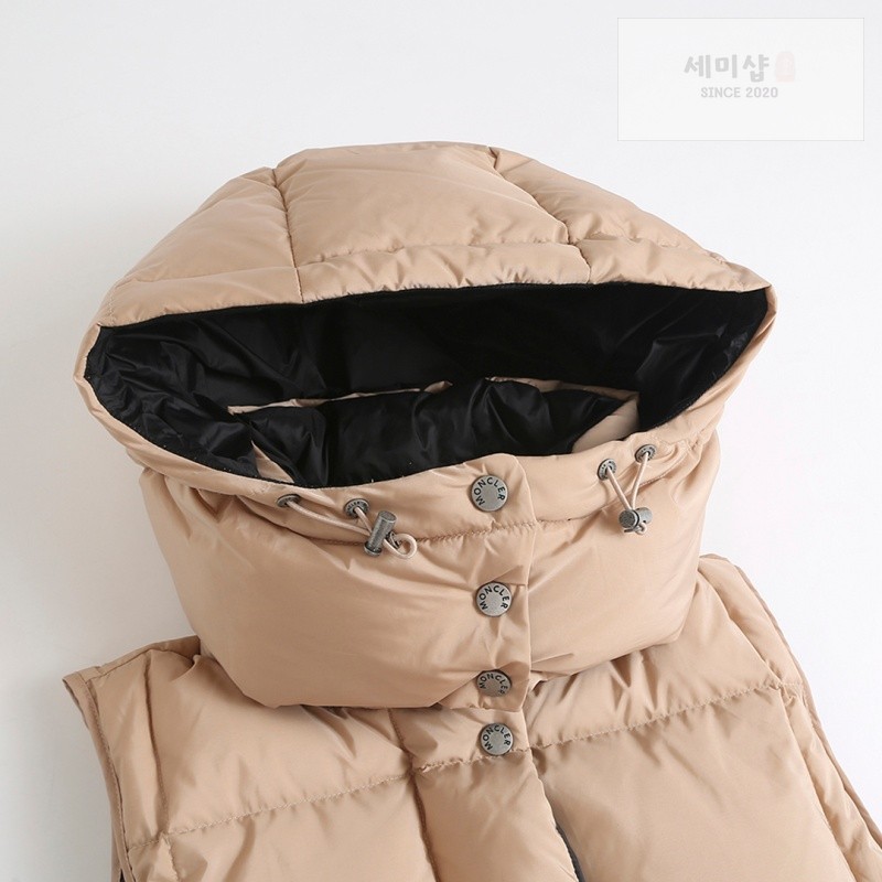 Moncler 몽클레어 Macareux 마카레우 다운 후드 베스트 의류 19번 이미지