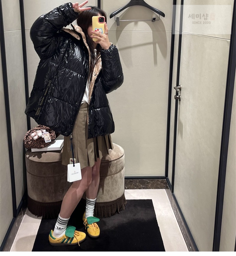 Moncler 몽클레어 Parana 파라나 후드 숏 다운 패딩 자켓 블랙 의류 3번 이미지