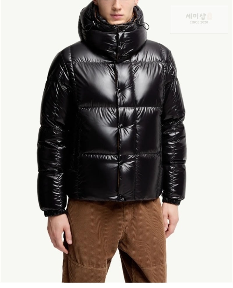 Moncler 몽클레어 Parana 파라나 후드 숏 다운 패딩 자켓 블랙 의류 4번 이미지