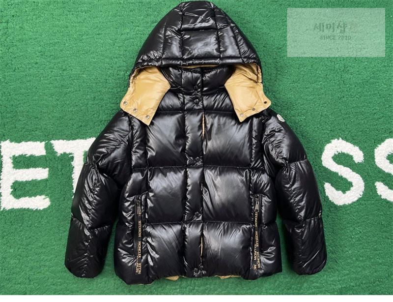Moncler 몽클레어 Parana 파라나 후드 숏 다운 패딩 자켓 블랙 의류 7번 이미지