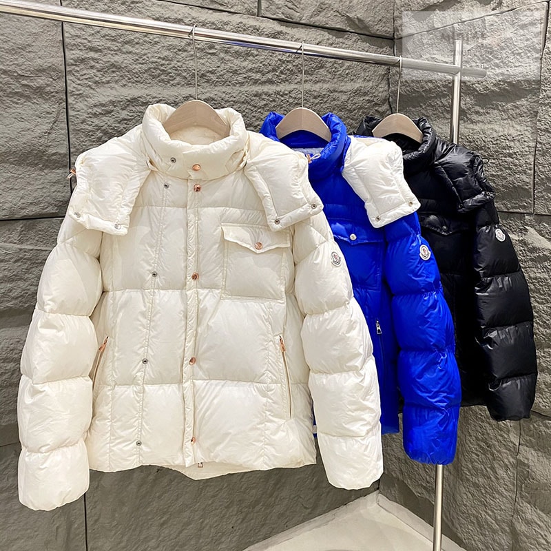 Moncler 몽클레어 Serfanto 세르판토 후드 숏 다운 패딩 자켓 블랙 의류 16번 이미지