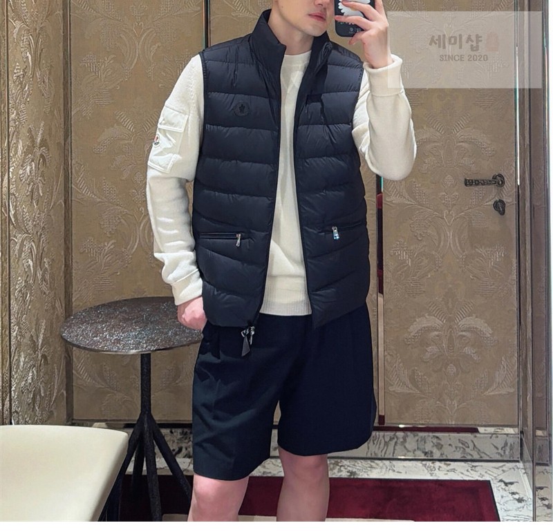 Moncler 몽클레어 Treompan 트레옴판 다운 베스트 블랙 의류 7번 이미지