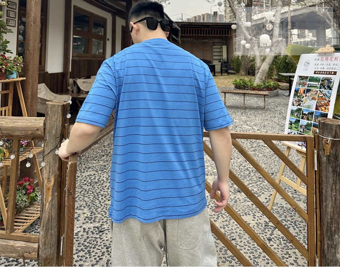 Miu Miu 미우미우 스트라이프 저지 반팔 티셔츠 의류 2번 이미지