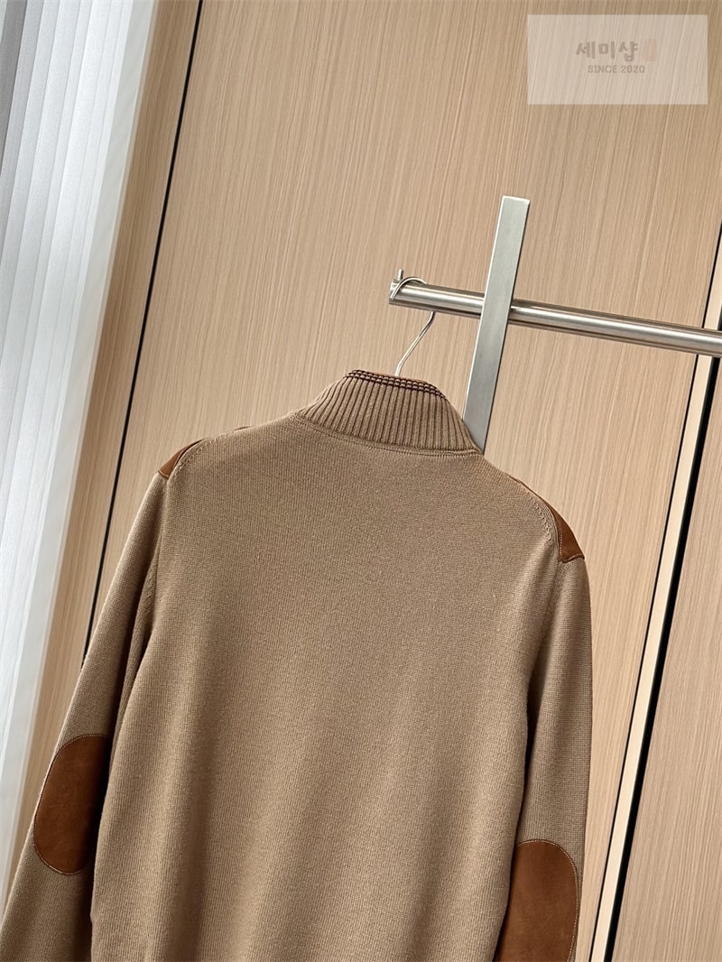 미우미우 미우미우 울 앤 레더 지퍼 가디건 레플리카 4번 이미지 - 의류 | 세미샵 레플리카 사이트