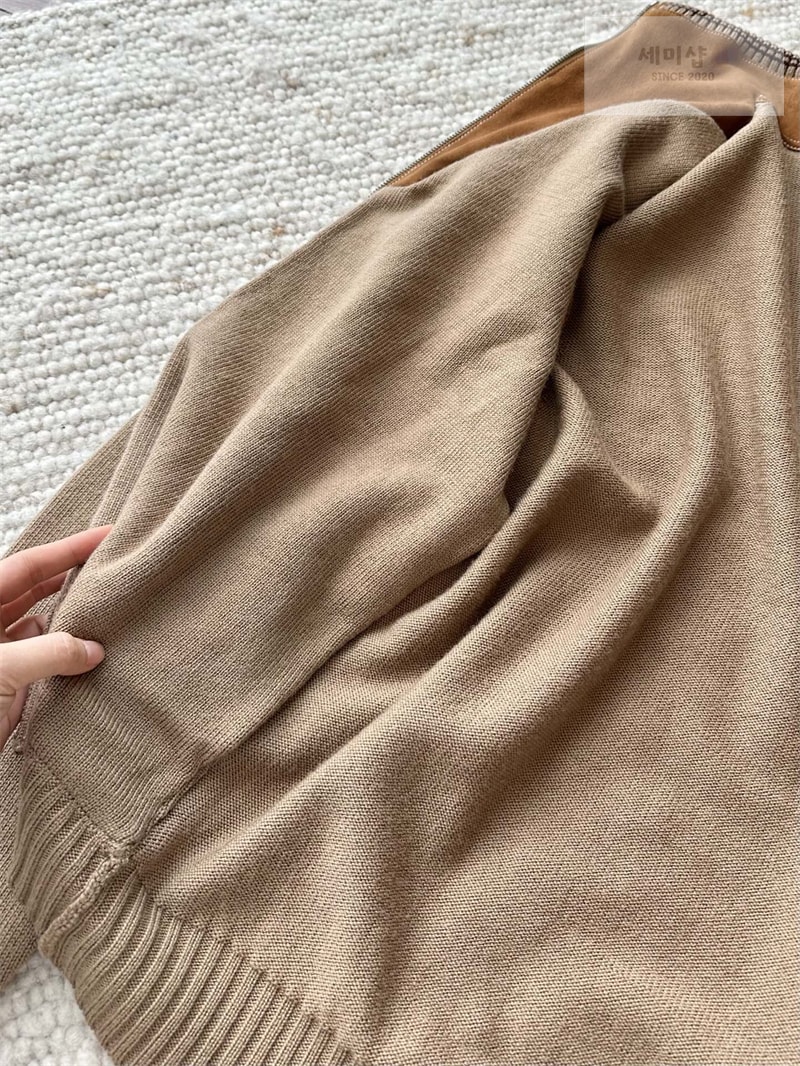 미우미우 미우미우 울 앤 레더 지퍼 가디건 레플리카 24번 이미지 - 의류 | 세미샵 레플리카 사이트