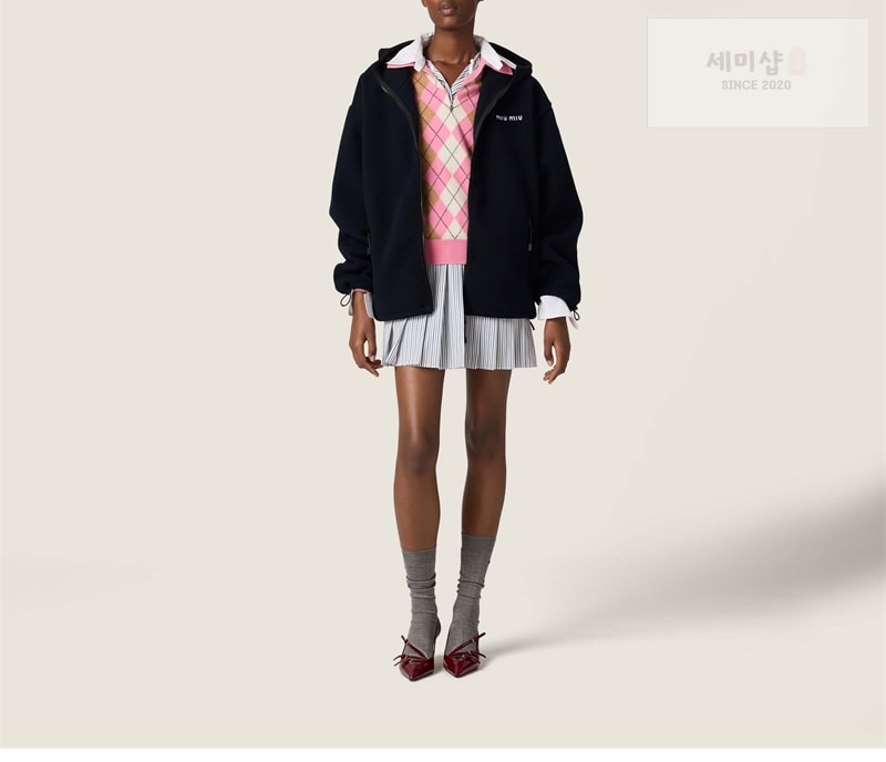 미우미우 미우미우 코튼 플리스 지퍼 후드 레플리카 7번 이미지 - 의류 | 세미샵 레플리카 사이트