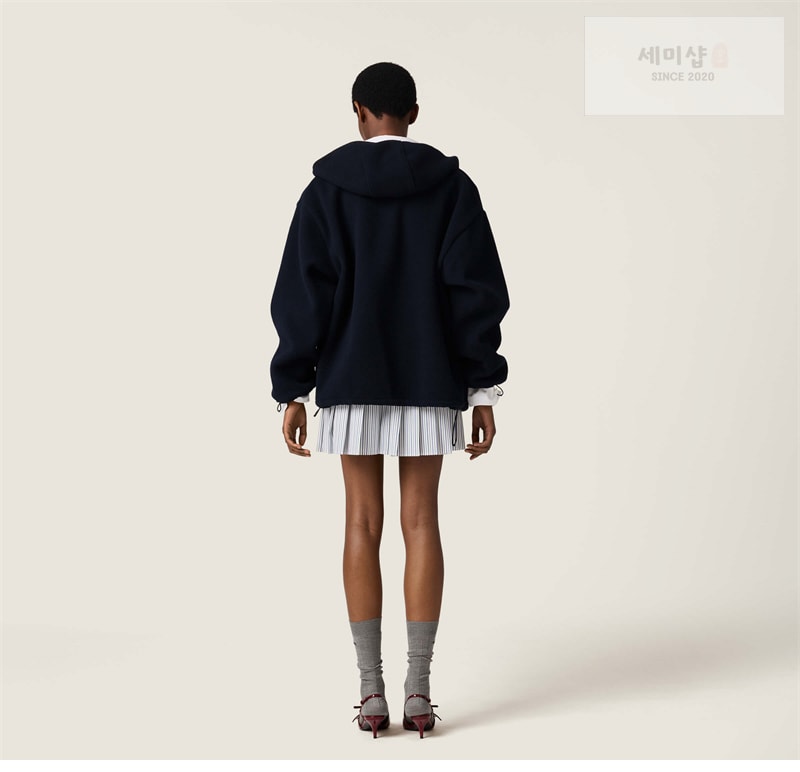 미우미우 미우미우 코튼 플리스 지퍼 후드 레플리카 6번 이미지 - 의류 | 세미샵 레플리카 사이트