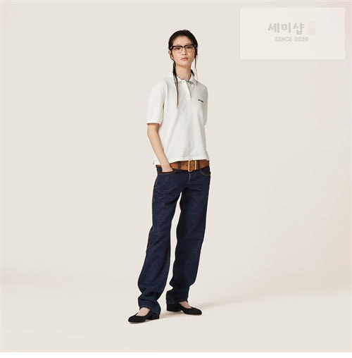 Miu Miu 미우미우 코튼 피케 폴로 셔츠 2컬러 의류 24번 이미지