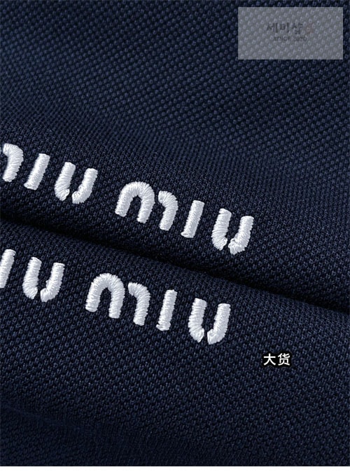 Miu Miu 미우미우 코튼 피케 폴로 셔츠 2컬러 의류 11번 이미지