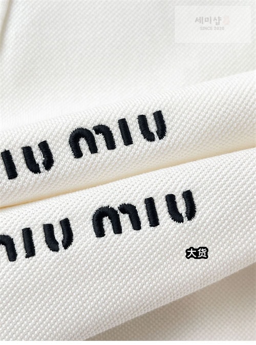 Miu Miu 미우미우 코튼 피케 폴로 셔츠 2컬러 의류 18번 이미지