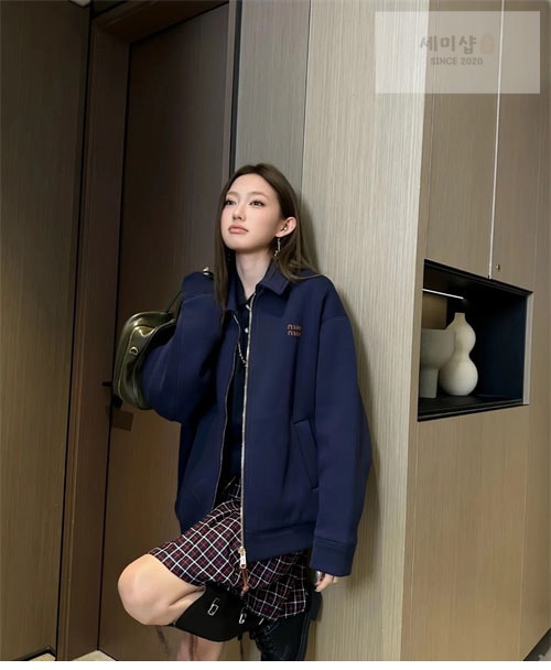 Miu Miu 미우미우 파나마 코튼 봄버 자켓 레플리카 2번 이미지 - 의류 | 세미샵 레플리카 사이트