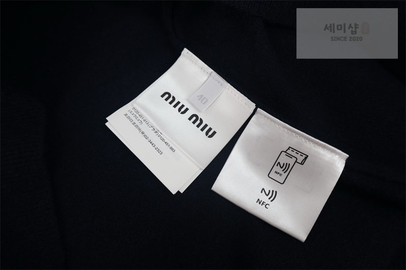 Miu Miu 미우미우 플레인 니트 폴로 셔츠 의류 10번 이미지