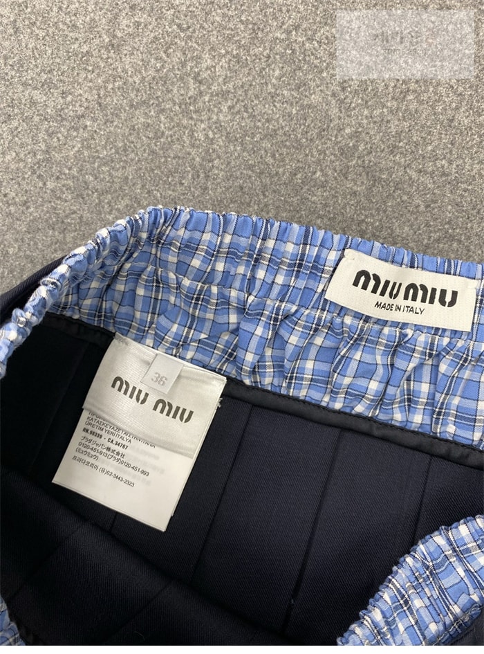 Miu Miu 미우미우 플리츠 바타비아 미니스커트 의류 23번 이미지
