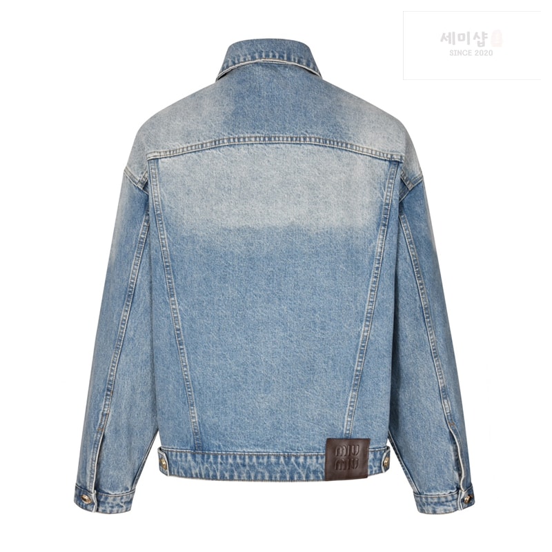 Miu Miu 미우미우 23FW 데님 블루종 자켓 의류 11번 이미지