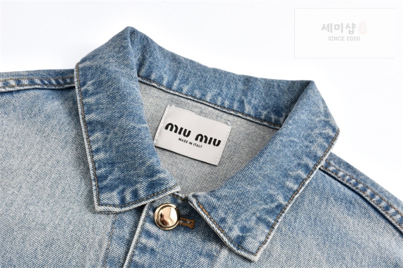 Miu Miu 미우미우 23FW 데님 블루종 자켓 의류 12번 이미지