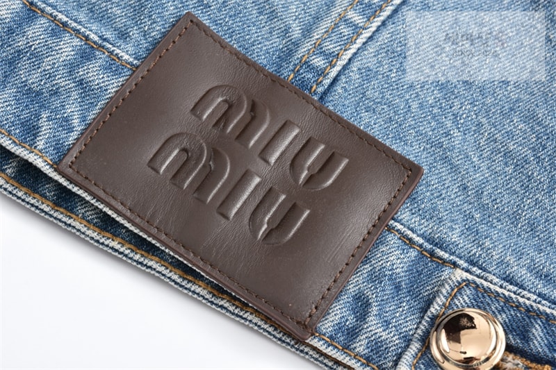 Miu Miu 미우미우 23FW 데님 블루종 자켓 의류 15번 이미지