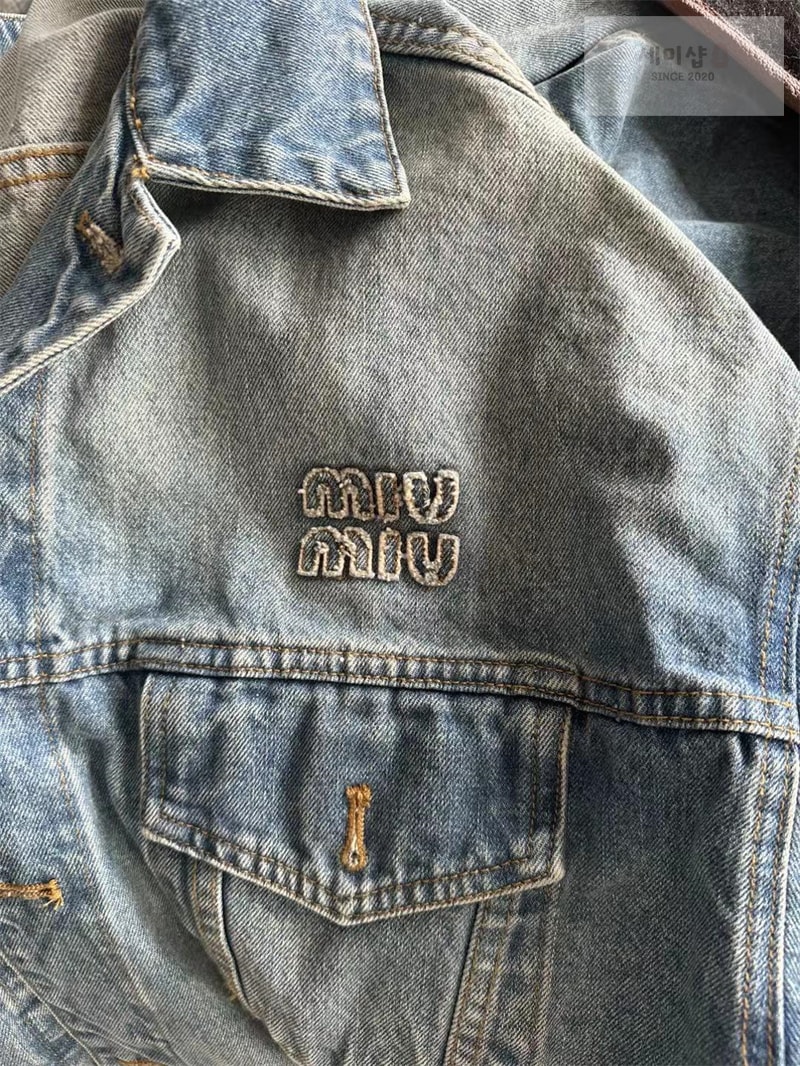 Miu Miu 미우미우 23FW 데님 블루종 자켓 의류 2번 이미지