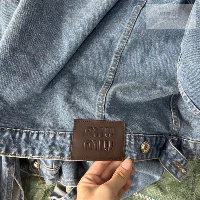 Miu Miu 미우미우 23FW 데님 블루종 자켓 의류 22번 이미지
